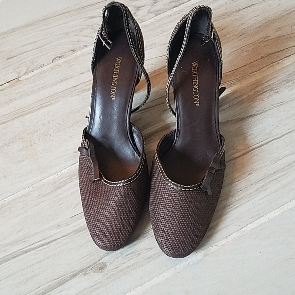 Worthington Ankle strap heels